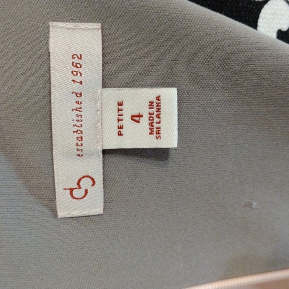 EUC db established 1962 Floral Pink Black and Grey Dress - Picture 7 of 13